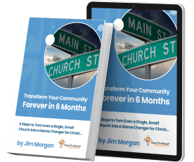 Mockup eBook Transform your community forever in 6 months